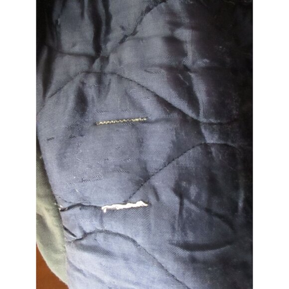 Vintage Men's Work Jacket Medium 1970's Heavy Quilt Lined Big Mac Blue Mechanic - Picture 12 of 14